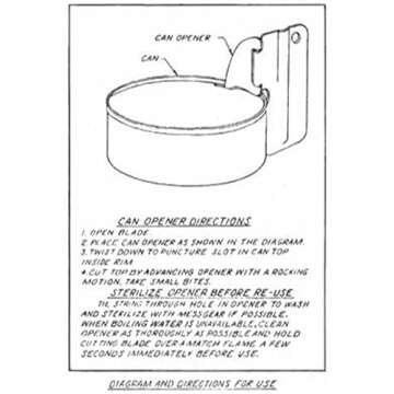 US Shelby P-38 Can Openers - Durable & Lightweight 5-Pack