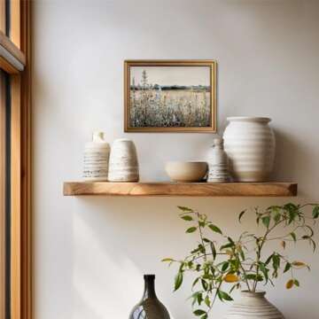 Stunning KBKBART Gold Framed Vintage Wall Art for Home Decor