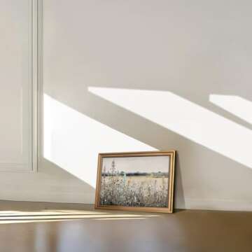 Stunning KBKBART Gold Framed Vintage Wall Art for Home Decor