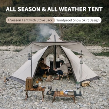 Naturehike Ranch Hot Tent for 6-8 Person Family Camping