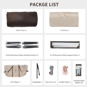 Naturehike Ranch Hot Tent for 6-8 Person Family Camping