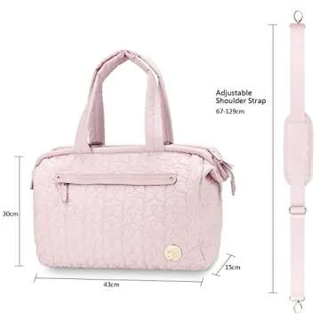 Stylish Baby Diaper Bag Tote with Shoulder Strap
