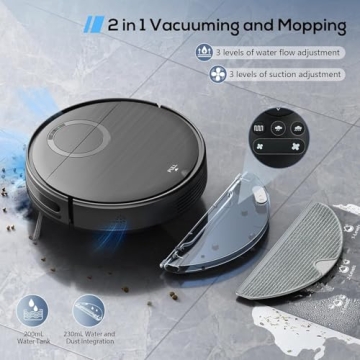 T7S Robot Vacuum and Mop Combo, Smart Home Cleaning
