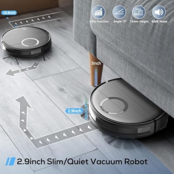 T7S Robot Vacuum and Mop Combo, Smart Home Cleaning