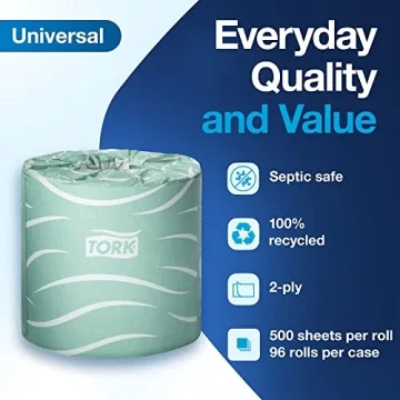 Tork Septic Safe Toilet Paper - Eco-Friendly and Absorbent