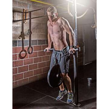 Fire Team Fit Weighted Belt with Chain, For Pullups, Dips, Weight Lifting, Powerlifting, & Cross Training