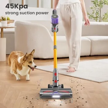 Powerful Cordless Vacuum Cleaner with Touch Screen