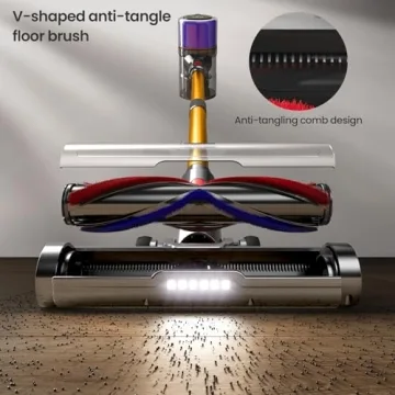 Powerful Cordless Vacuum Cleaner with Touch Screen