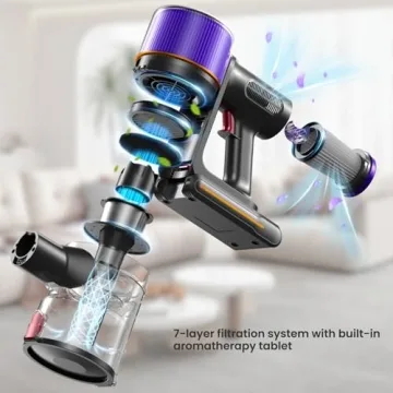 Powerful Cordless Vacuum Cleaner with Touch Screen