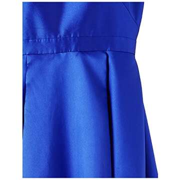 Social Graces Women's Sleeveless Mikado High-Low Dress 16 Duchess Blue