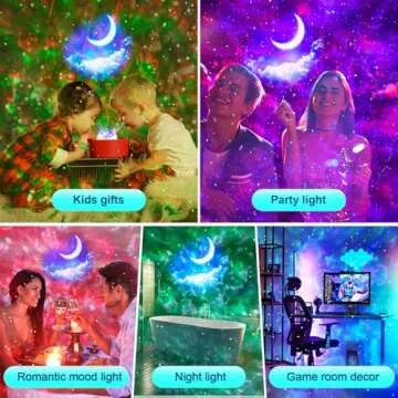 Galaxy Projector for Bedroom, 43 Lighting Modes Moon Star Projector Galaxy Light Projector for Bedroom,Vibrant & Dimmable Starlight Projector Room Projector,Remote Cloud Lights Galaxy Lamp for Bedroom