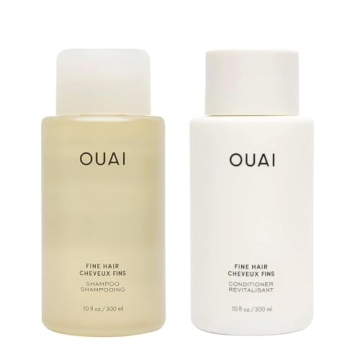 OUAI Fine Shampoo & Conditioner Set - Volumizing, Sulfate-Free Hair Care