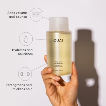 OUAI Fine Hair Shampoo Conditioner Set Sulfate-Free Volumizing