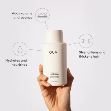 OUAI Fine Hair Shampoo Conditioner Set Sulfate-Free Volumizing
