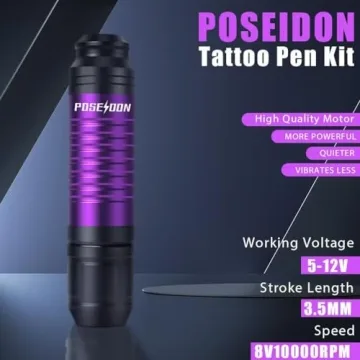 Complete Wireless Tattoo Kit for Artists with 20 Needles