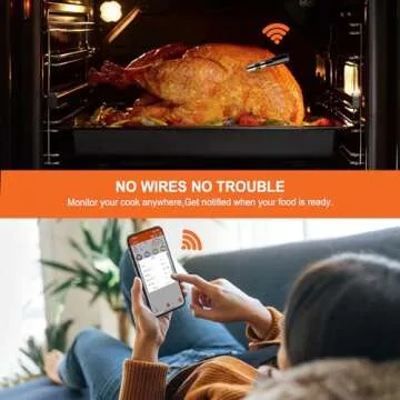 Wireless Meat Thermometer - Smart Cooking Companion