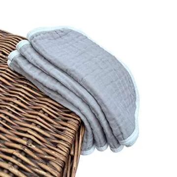 Soft Muslin Burp Cloths for Babies Premium Absorbent Cotton