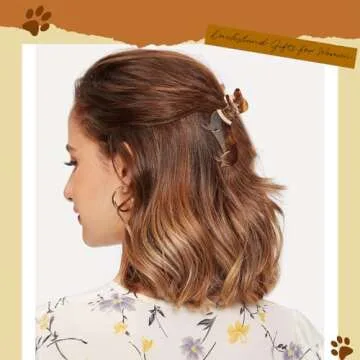 Hapdoo Dachshund Gifts for Women, Acetate Animal Dachshund Dog Hair Clips for Puppy Lovers, Valentin...