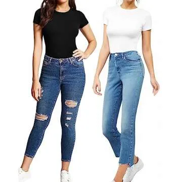 MANGOPOP Black Bodysuit for Women - Stylish and Comfortable