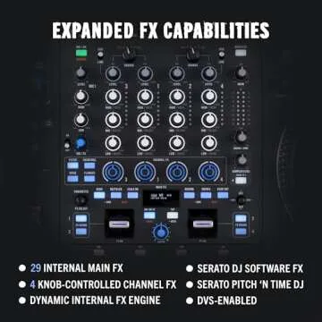 RANE PERFORMER Motorized DJ Controller - 4 Channels