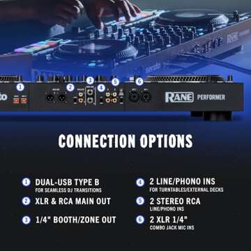 RANE PERFORMER Motorized DJ Controller - 4 Channels