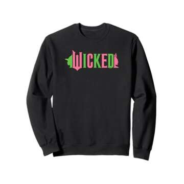 Wicked Pink & Green Sweatshirt - Official Movie Apparel for Fans