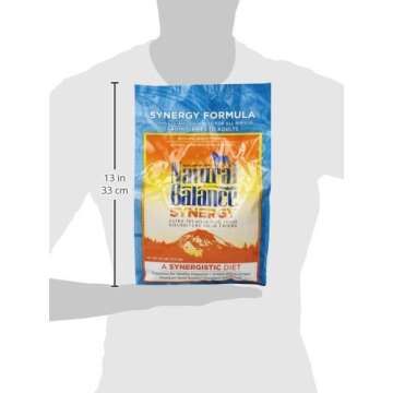 Natural Balance Synergy Ultra Premium Dry Dog Food, Chicken, Chicken Meal & Salmon Meal Formula, 4.5 Pounds