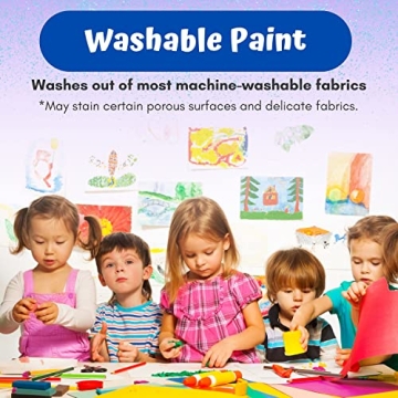 Rich Art Glitter Paint - Washable Tempera Paint Set