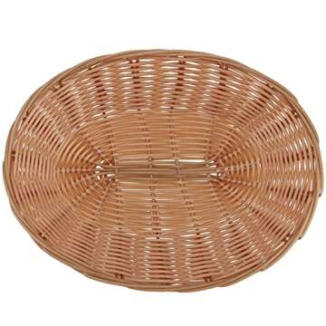 MOUYAT 15 Pack Woven Baskets for Kitchen and Events