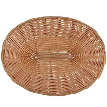 MOUYAT 15 Pack Woven Baskets for Kitchen and Events