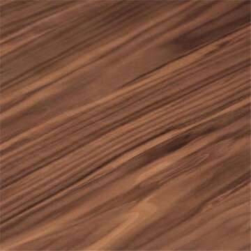 Hawthorne Collections Round Contemporary Wood Dining Table in Walnut