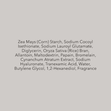 House of Dohwa Rice Bran Powder Wash | Mild Exfoliating Face Wash for Sensitive Skin | Vegan Enzyme Face Scrubber & Exfoliator for Sebum Control – Product of Korea | 60 g (2.1 oz)