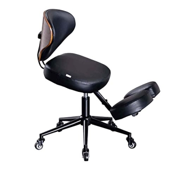 SITSEATSEE Ergonomic Kneeling Chair with Back Support - Adjustable Knee Chair for Back Pain Relief