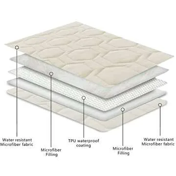 Tcksstex Waterproof and Anti-Slip Dog Bed Cover and Pet Blanket Sofa Pet Bed Mat ，car Incontinence Mattress Protectors Furniture Couch Cover for Most Cats Dogs, Pets（52x82-Ivory）