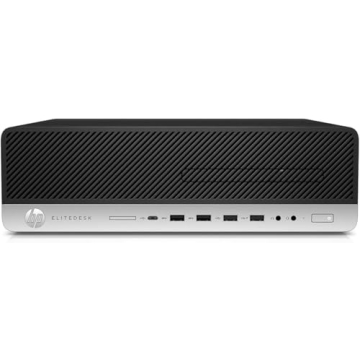 HP EliteDesk 800 G4 SFF Desktop PC, Intel i5-8500, 16GB RAM, 256GB SSD, USB WiFi & Bluetooth, Mouse,...