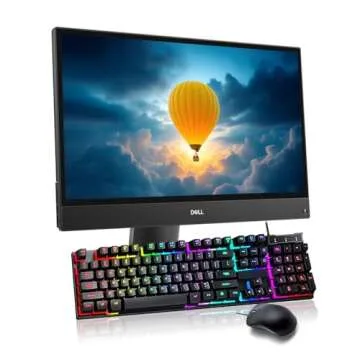 Dell OptiPlex 5260 All-in-One Desktop, 21.5" FHD (1920 x 1080) Display, Core i5-8500 3.0GHz, Up to 4...