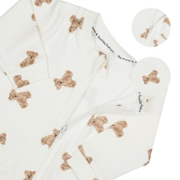 Cute Cotton Romper for Newborns - Teddy Bear Design