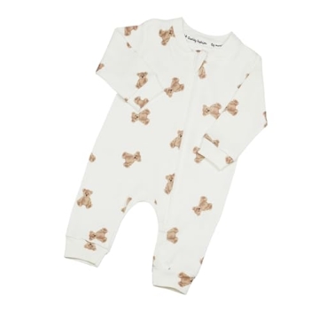 Cute Cotton Romper for Newborns - Teddy Bear Design
