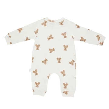 Cute Cotton Romper for Newborns - Teddy Bear Design