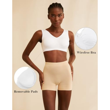 Comfortable Wireless Sports Bras for Women 3 Pack