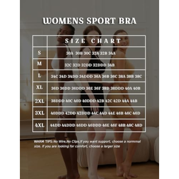 Comfortable Wireless Sports Bras for Women 3 Pack