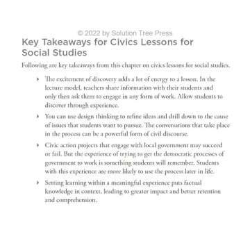 Becoming Active Citizens: Practices to Engage Students in Civic Education Across the Curriculum (An innovative resource geared to transform civic education in the classroom)