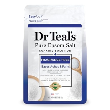 Dr Teal's Fragrance-Free Epsom Salt Magnesium Soak 4 lbs