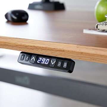 Vari Electric Standing Desk 60" x 30" (Reclaimed Wood 2019)