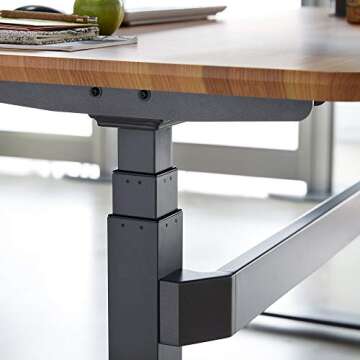 Vari Electric Standing Desk 60" x 30" (Reclaimed Wood 2019)