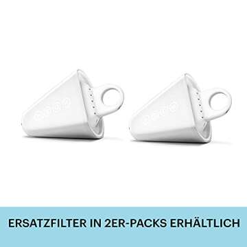 Soma Replacement Water Filters, 2 Count – for Soma Pitchers & Carafes – Filtration System for Fr...
