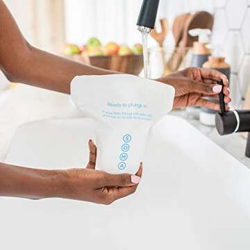 Soma Replacement Water Filters, 2 Count – for Soma Pitchers & Carafes – Filtration System for Fresh, Filtered Drinking Water