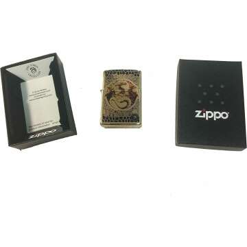 Custom Zippo Dragon Lighter by Ann Stokes