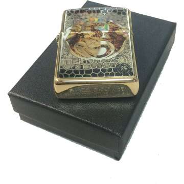 Custom Zippo Dragon Lighter by Ann Stokes