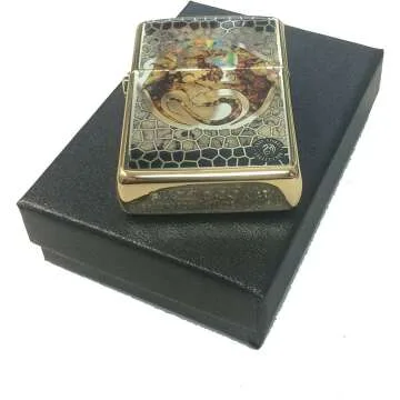 Custom Zippo Dragon Lighter by Ann Stokes